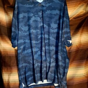 Puma Blue Polo Shirt Casual Style